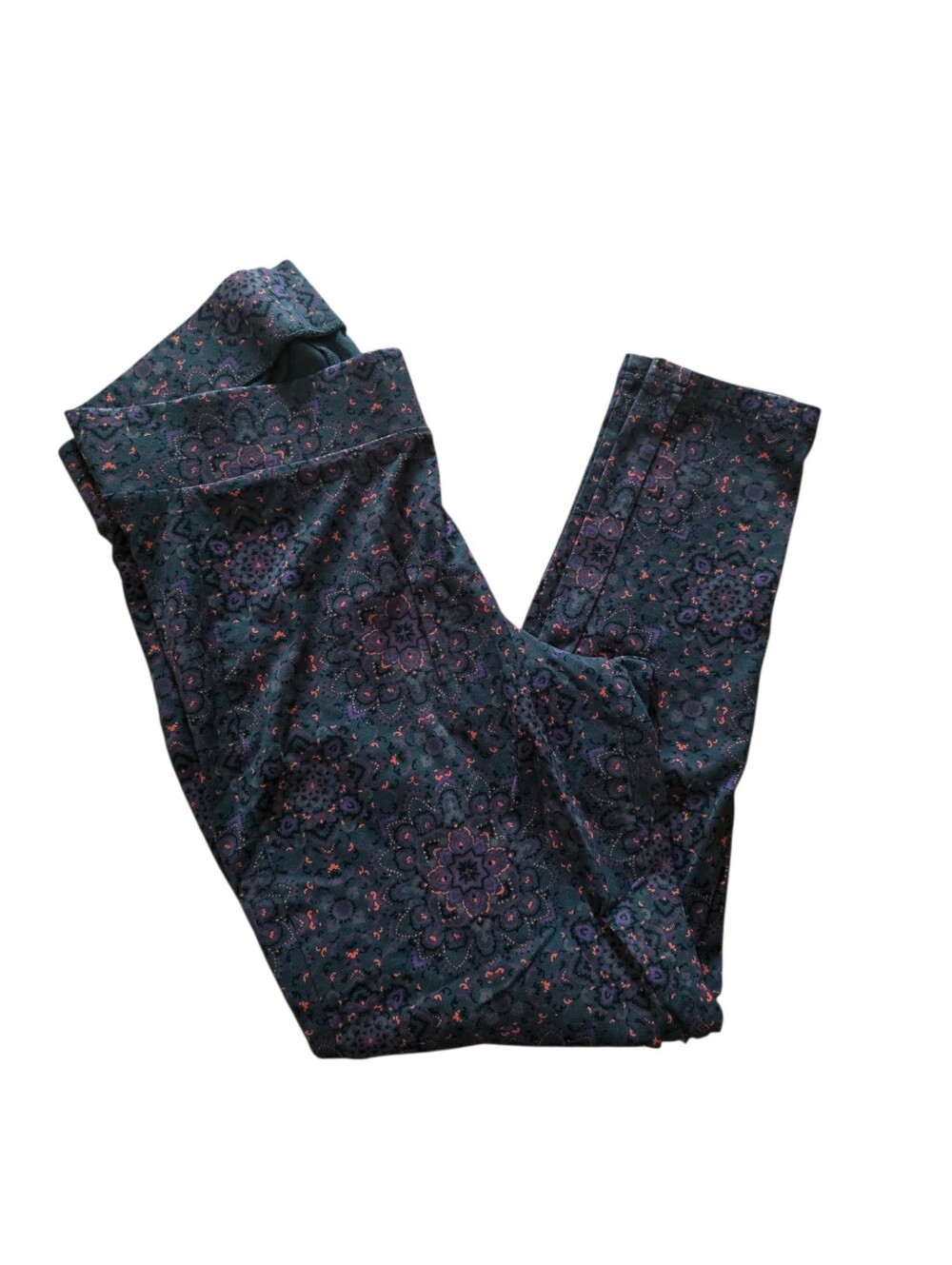 Torrid size 1 green mandala print leggings